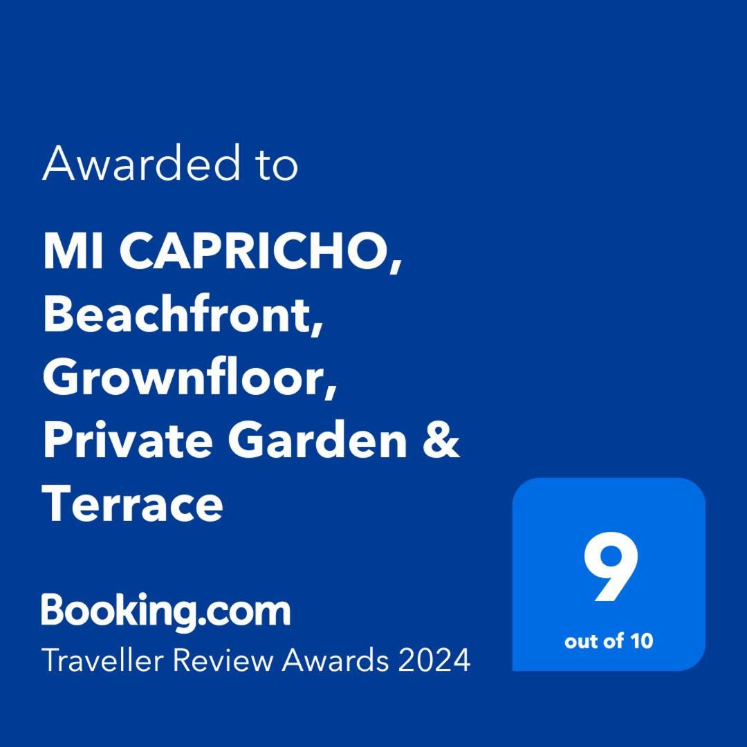Mi Capricho, Beachfront, Grownfloor, Private Garden & Terrace Sitio de Calahonda 外观 照片